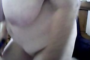 Ugly as fuck grey haired old web camera floozy flashed my buddy her bazookas