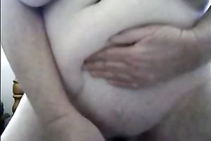 Ugly as fuck grey haired old web camera floozy flashed my buddy her bazookas