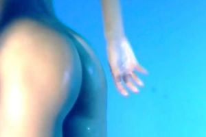 Oiled stunning cam orgasmic brunette hair was showing off her large mangos
