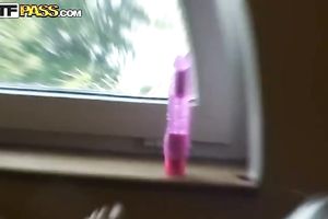 Awesome non-professional sex with breasty and slender golden-haired honey