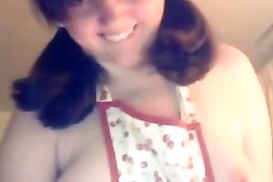 Pigtailed ex-GF of my buddy wanted everyday wet crack teasing from him