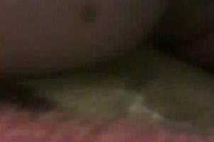 Hot brunette hair is in a playful moodto flash her scoops