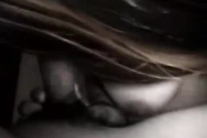 My neat Asian dark brown sweetheart deepthroats my penis good