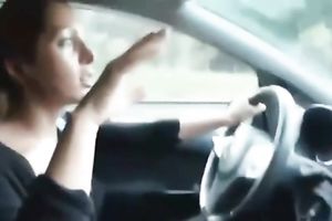 Getting a proper cook jerking whilst my girlfriend is driving