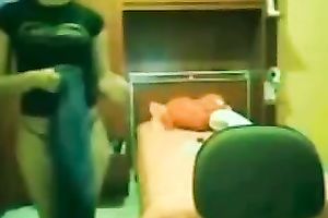 Exotic mother I'd like to fuck posing seductively while webcamming with me