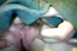 Hairy backdoor and pink soaking cookie of my GF look appetizing