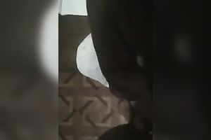 Dark skinned cheap dilettante floozy works on my buddy's powerful knob