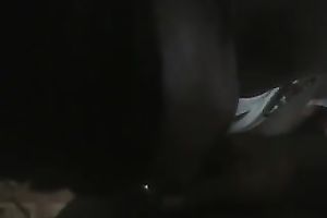 Dark skinned cheap dilettante floozy works on my buddy's powerful knob