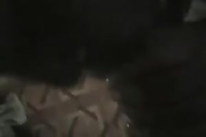 Dark skinned cheap dilettante floozy works on my buddy's powerful knob