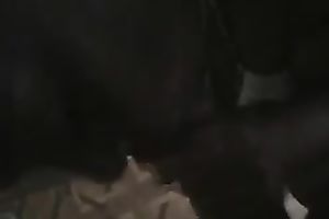 Dark skinned cheap dilettante floozy works on my buddy's powerful knob