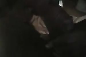 Dark skinned cheap dilettante floozy works on my buddy's powerful knob