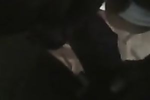 Dark skinned cheap dilettante floozy works on my buddy's powerful knob