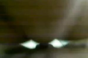 Asian legal age teenager riding hard 10-Pounder in a cowgirl position