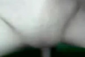 Asian legal age teenager riding hard 10-Pounder in a cowgirl position