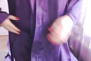 Big bottomed rather pale non-professional web camera mother I'd like to fuck fingerfucked her own twat