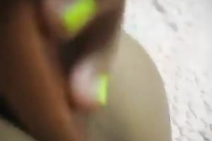 Kinky amateur Malay hottie shakes her ass and masturbates muff on webcam