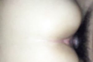 Exotic looking Vietnamese sweetheart serving her shaggy punani