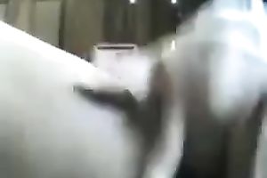 My slutty girlfriend feels comfortable masturbating on camera