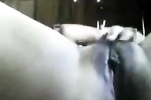 My slutty girlfriend feels comfortable masturbating on camera