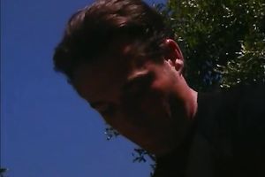 Knock-out beauty with large mangos acquires her palatable cum-hole eaten out