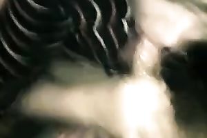 Saucy golden-haired gal engulfing giant dong deepthroat