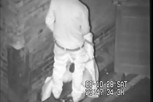 Horny dirty slut wife and a large white chap having quickie on the black street