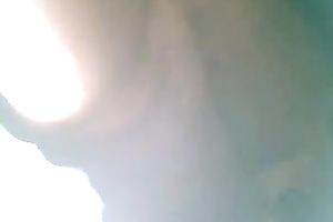 Some hot housewife in a glamorous costume got spied rightunder her suit