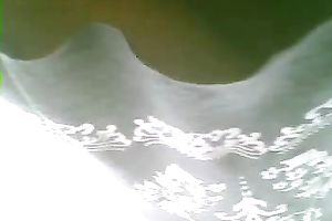 Some hot housewife in a glamorous costume got spied rightunder her suit