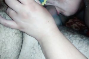 Masked chubby and ugly floozy provided my buddy's rock hard shlong with BJ