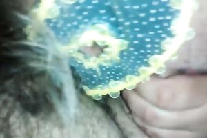 Masked chubby and ugly floozy provided my buddy's rock hard shlong with BJ