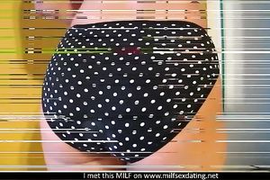 My bootylicious dominant-bitch is riding my schlong with her pants on POV style