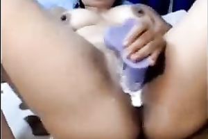 Appetizing couple of tanned big boobies of a hawt milf black cock slut