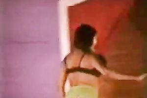 Sexy dilettante Lahaori floozy in erotic dance on the stage