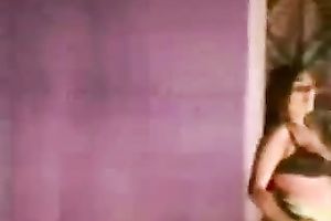 Sexy dilettante Lahaori floozy in erotic dance on the stage