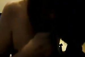 White non-professional casual chick sucked my buddy's strong big dark dong