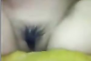My horny girlfriend likes to finger fuck her unshaved fur pie like avid