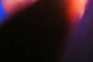 Horny BF screwed my marvelous pink vagina with a glow stick