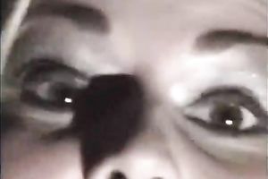 Juicy golden-haired teen is horny about getting sandwiched by two men