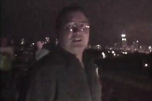 Juicy golden-haired teen is horny about getting sandwiched by two men