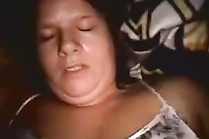 My super lustful spouse copulates my thick slit in missionary position