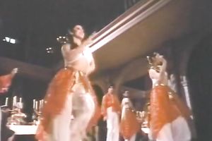 Brunette hawt sweetheart drilled and jizzed on the altar