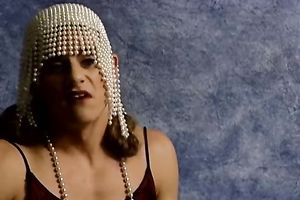 Slutty oriental brunette hair receives her pierced vagina fingerfucked