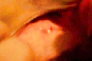 Nasty aged hotwife shows off her moist strong cunt during the time that film her closeup