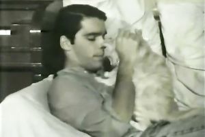 This sex crazed bitch with shaggy hair likes the attention of 2 dudes