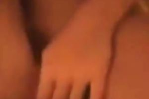 Tempting blond hottie gives me head and then we fuck missionary style