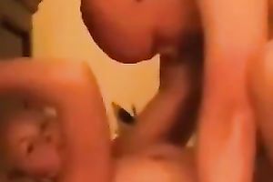 Tempting blond hottie gives me head and then we fuck missionary style