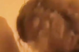 Tempting blond hottie gives me head and then we fuck missionary style