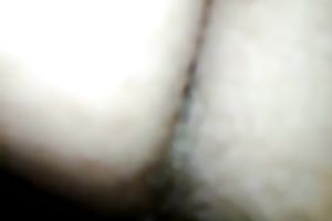 I pound my excited wifey's soaking rock hard muff properly at night