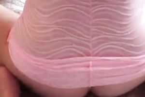 This bewitching brunette hair breasty hottie has slender gazoo and sticking bones