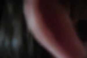 Light haired dilettante girlie sucked my buddy's unbending sloppy big schlong